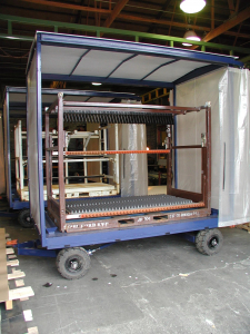 Stamping Transport Dolly custom built by piccola mfg in kentucky