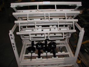 Strut Rack custom built by piccola mfg in kentucky