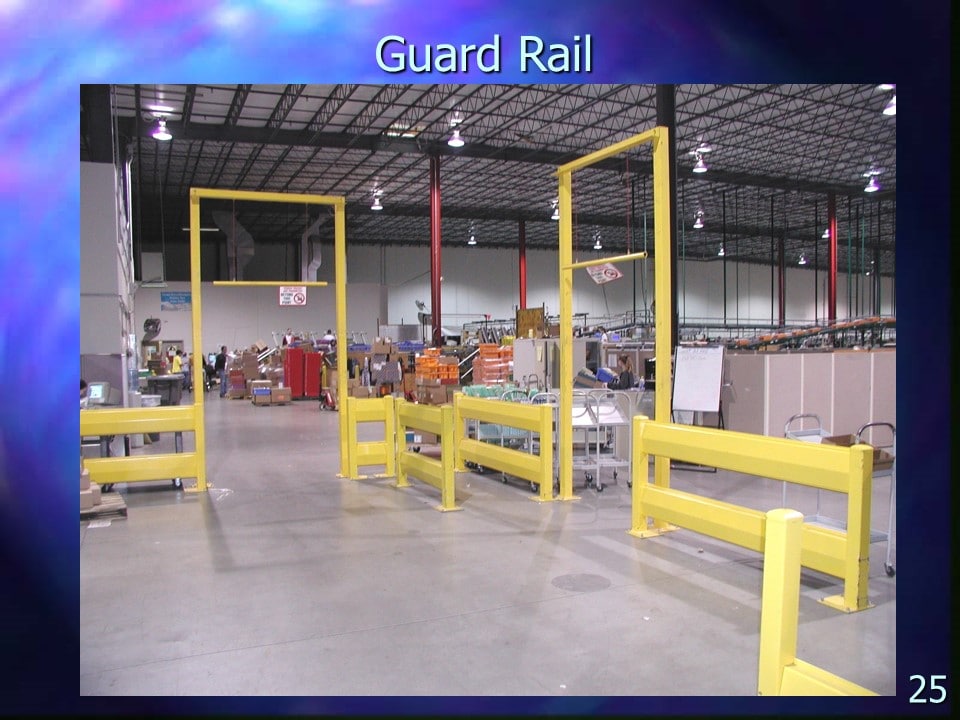 Aisle guarding custom built by piccola