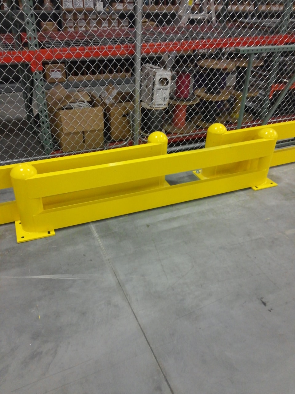 Forklift Guard Rails built by piccola mfg