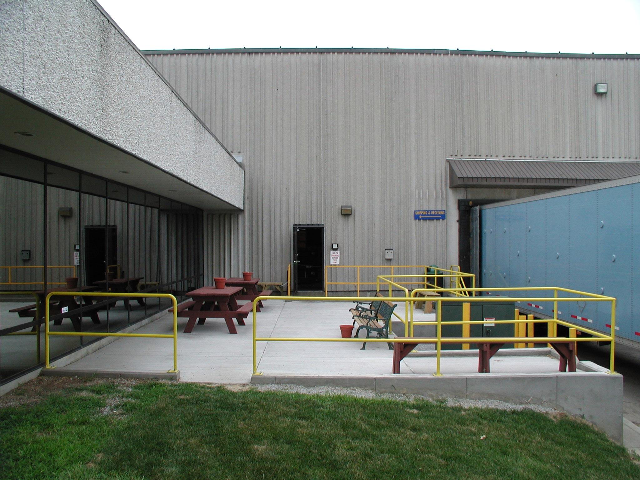 Handrail built for Michelin Tire by piccola mfg