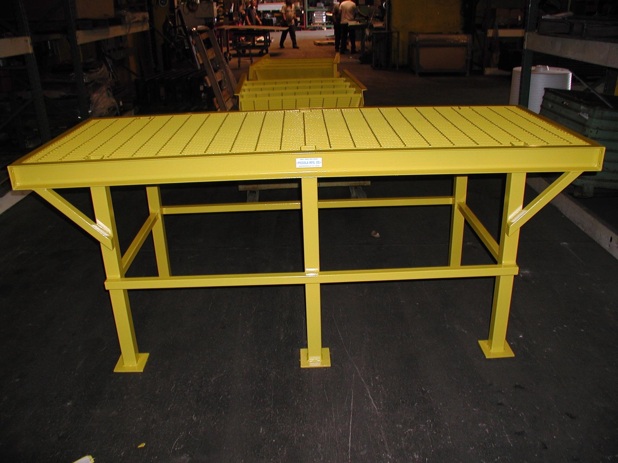Linpac Steel Platform built by piccola mfg